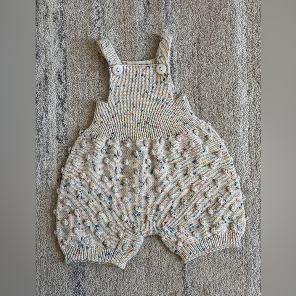 Misha & Puff, Popcorn Romper, Prime Confetti, 12-18m